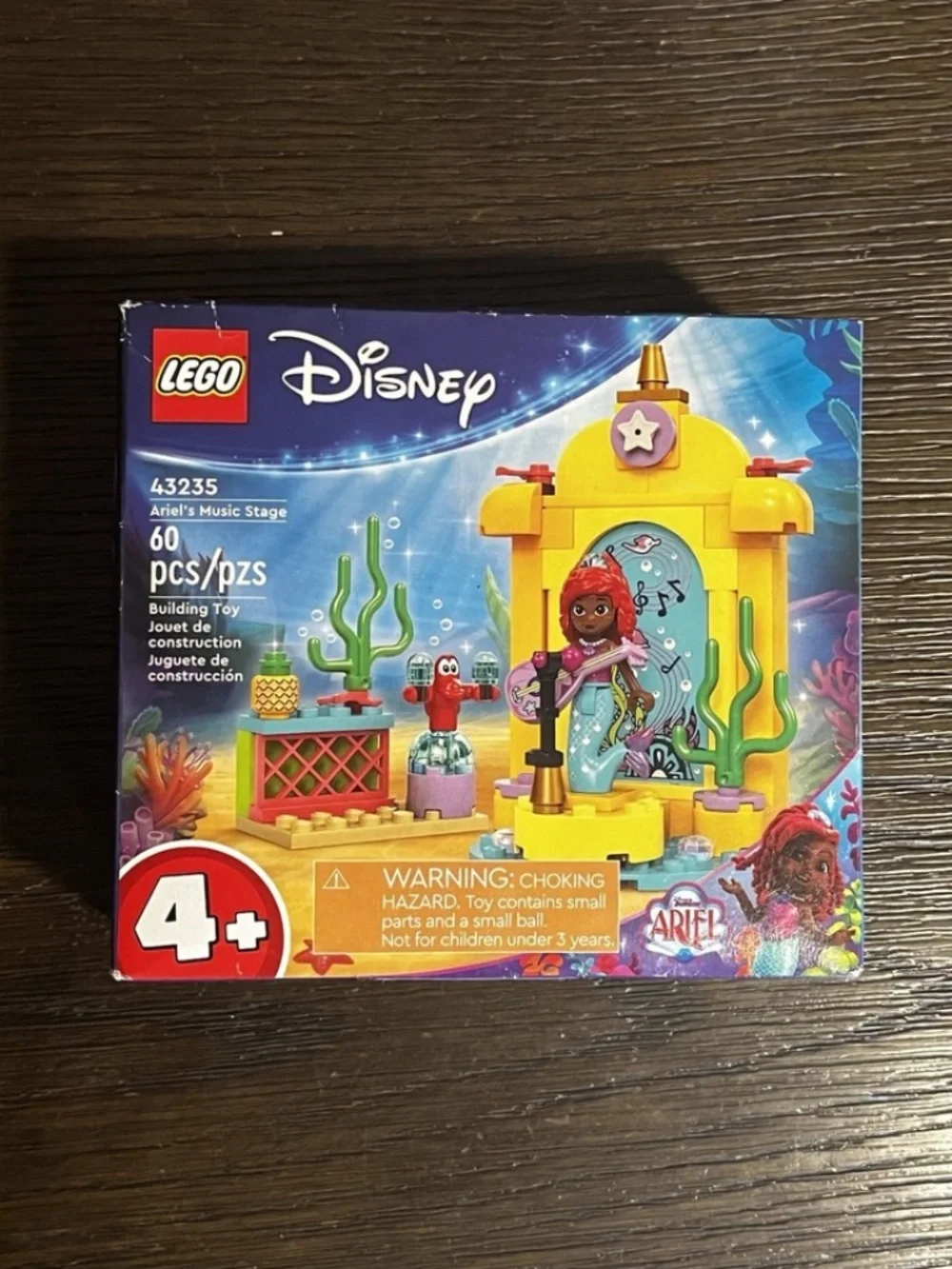 LEGO Disney Princess Ariel's Music Stage, Disney Princess Toy 43235 NEW